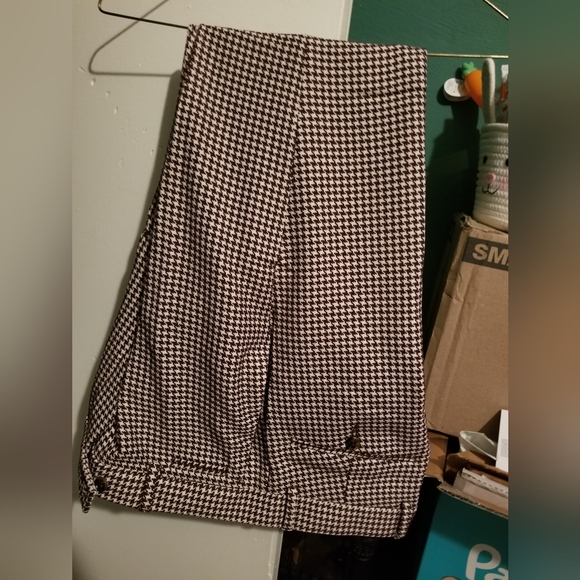 ASOS Brown Dogtooth Super Skinny Suit - Picture 4 of 8